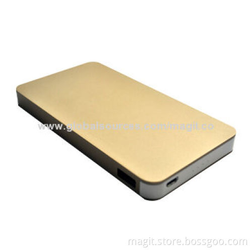 Polymer Power Bank Supplier for iPhone, iPad, Mobile Phones with 8,000mAh Capacity
